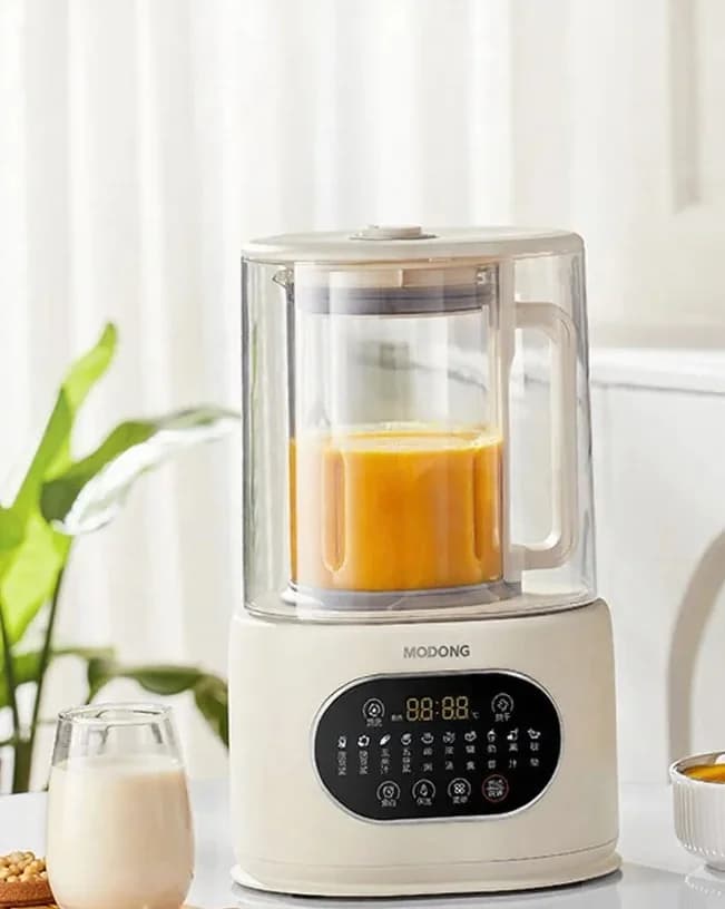 Elektriskais ātrgaitas blenderis sojas piena pagatavošanai ar sildīšanu