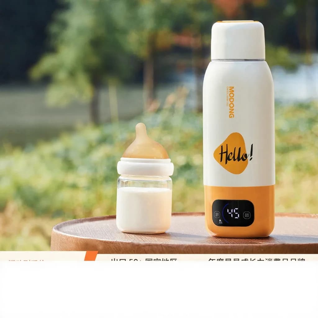 Portatīvs baby formula sildīšanas krūze 550 ml Ultra, tīkla vārīšana + bezvadu uzturēšana siltumā