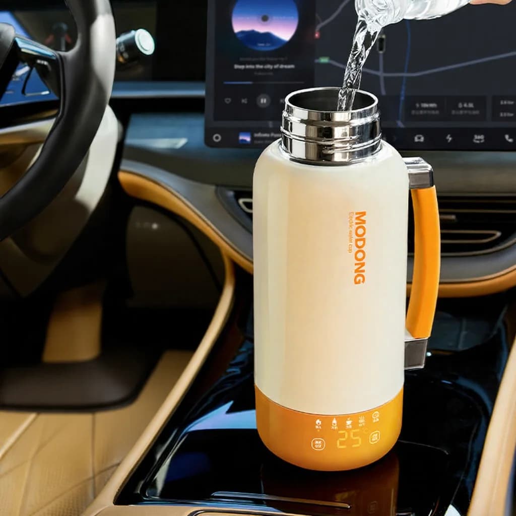 Portatīvais elektriskais ceļošanas tējkanna krūze ar automātisku izslēgšanu