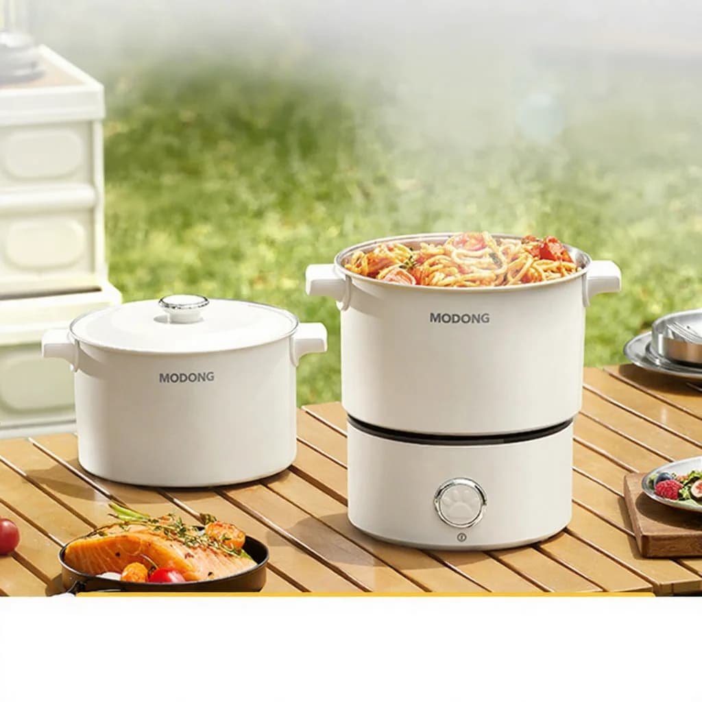 Pārnēsājams salokāms elektriskais gatavošanas katls 110V-220V 550W/700W