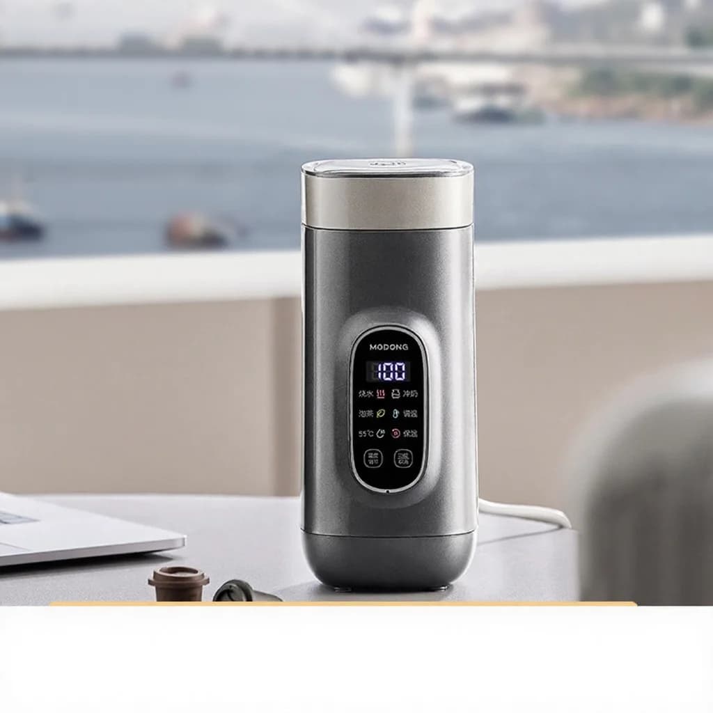 Titāna elektriskā ceļojumu ūdens sildkrūze, 650ml, 220V