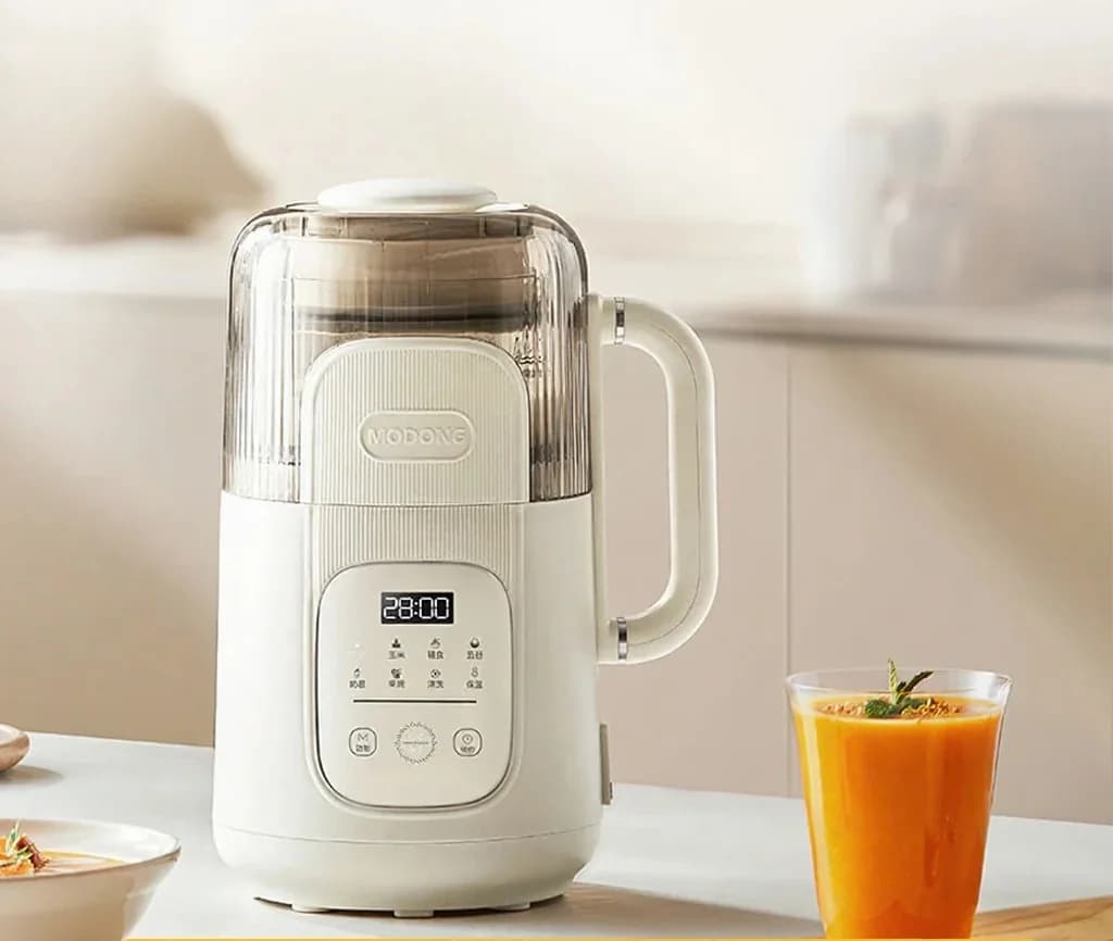 1,2 L multifunkcionāls sojas piena gatavotājs-blenderis ar pašattīrīšanās funkciju