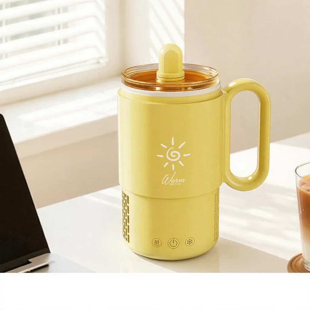 Pārnēsājama sildīšanas un dzesēšanas krūze 450mL 36W skārienvadība