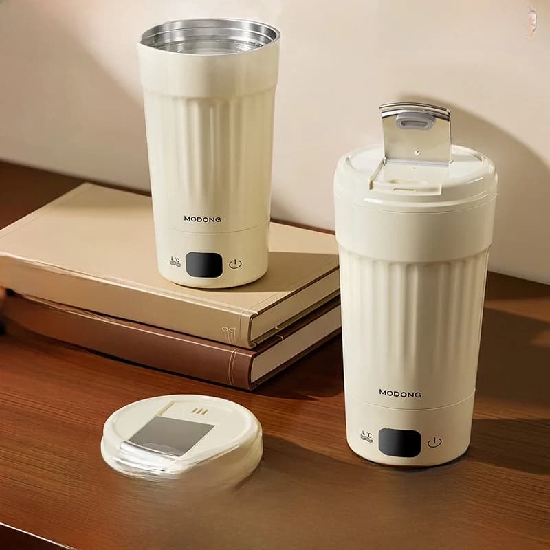 Pārnēsājama elektriskā sildkrūze, 400mL, 7 temperatūras iestatījumi