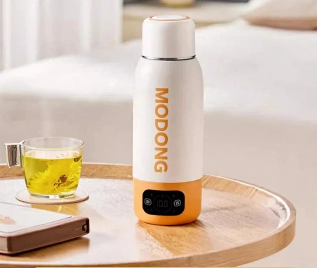 Pārnēsājama elektriskā ceļojumu tējkannas krūze 600ml, 316 Stainless Steel iekšējā tvertne