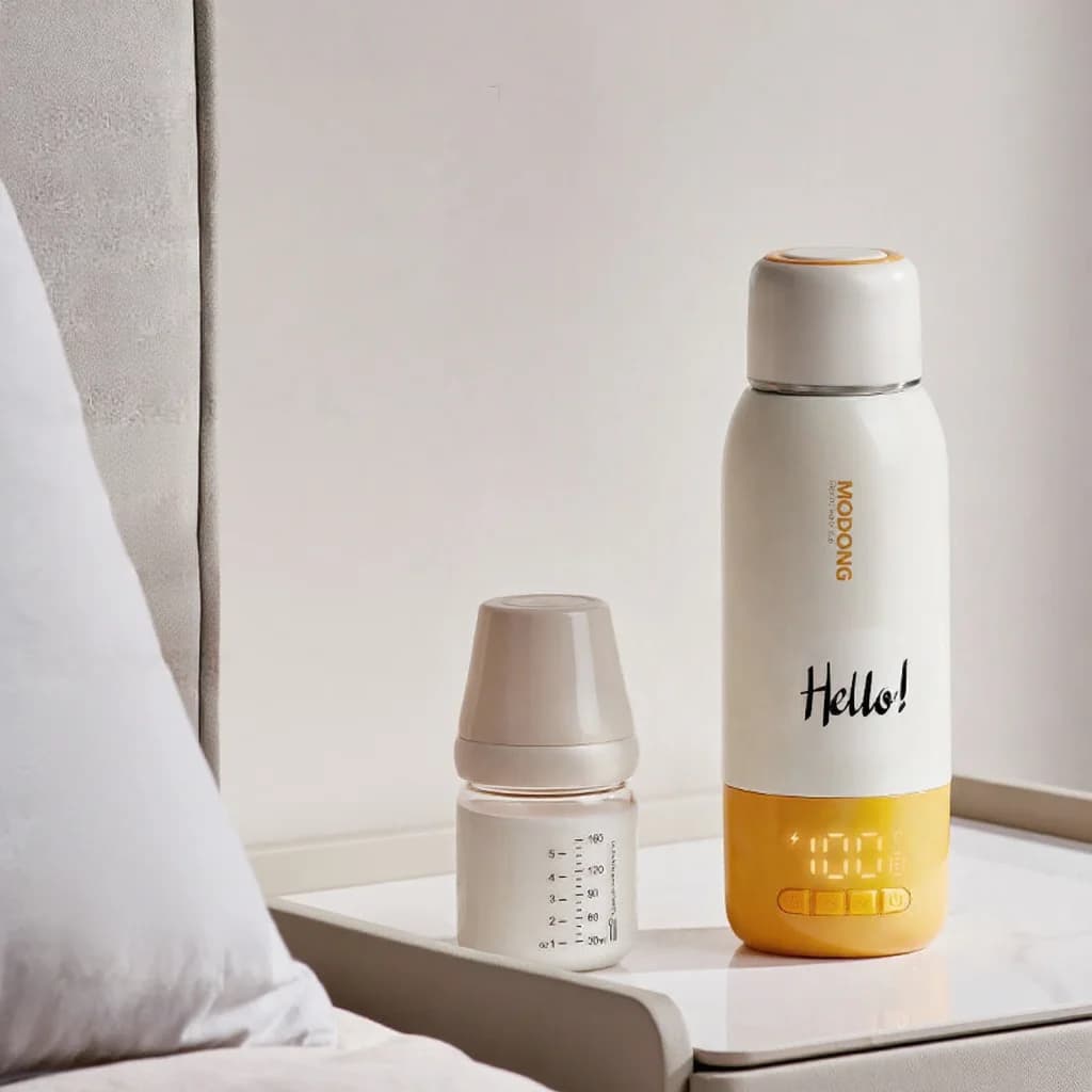 Portatīvs baby formula sildīšanas krūze 550 ml Ultra, tīkla vārīšana + bezvadu uzturēšana siltumā