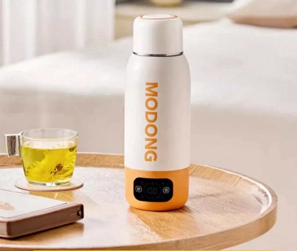 Pārnēsājama elektriskā ceļojumu tējkannas krūze 600ml, 316 Stainless Steel iekšējā tvertne