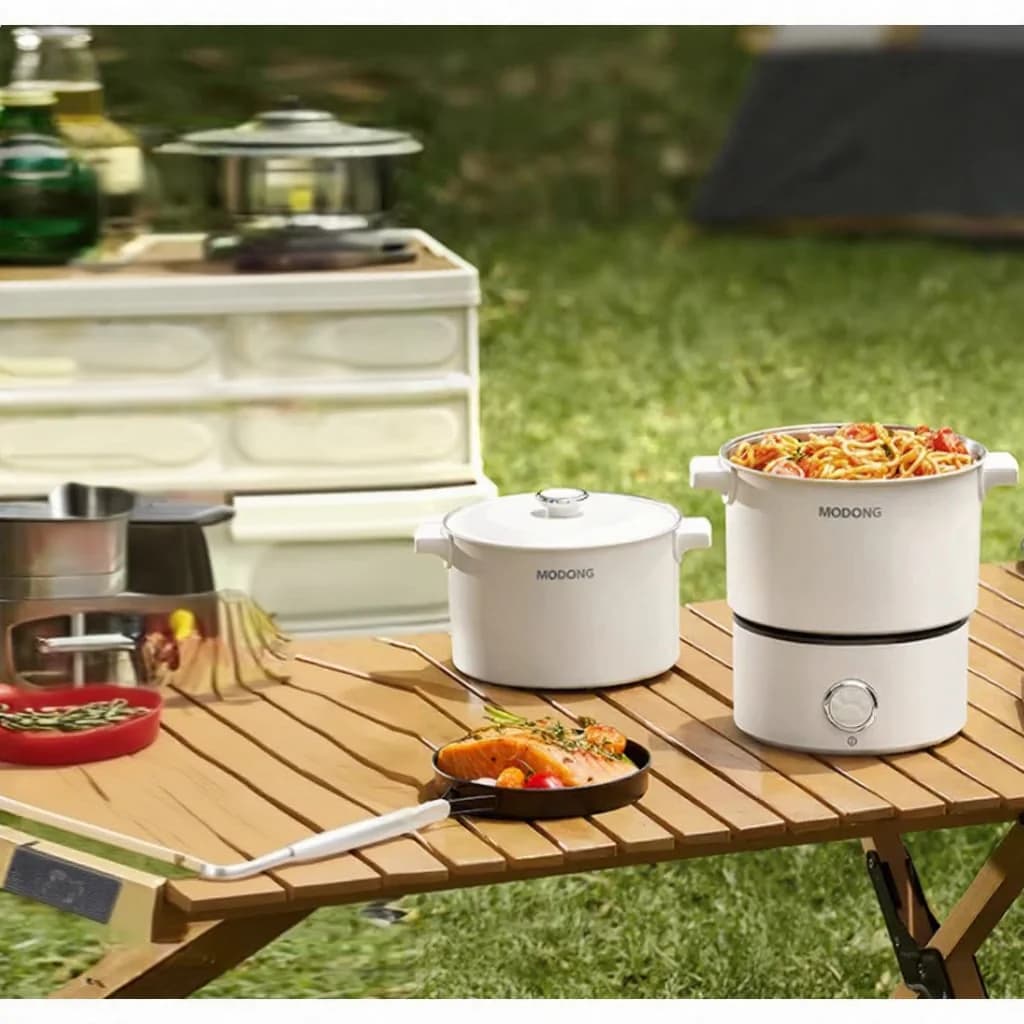 Pārnēsājams salokāms elektriskais gatavošanas katls 110V-220V 550W/700W