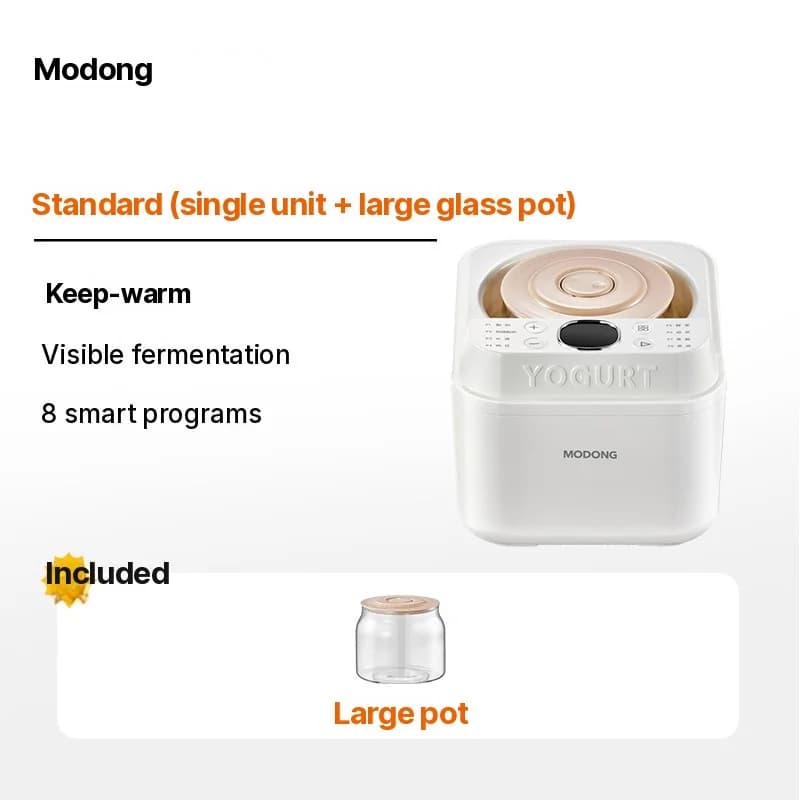 Automātisks jogurta gatavotājs un fermentētājs, 500-1000ml, 220V