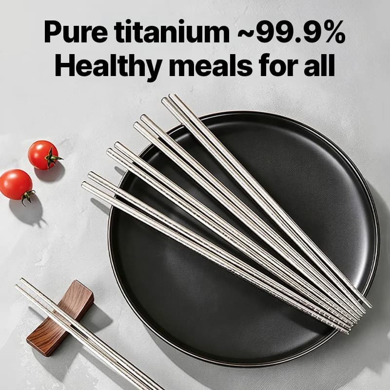 Tīra titāna irbulīšu komplekts lietošanai mājās, 5 pāri