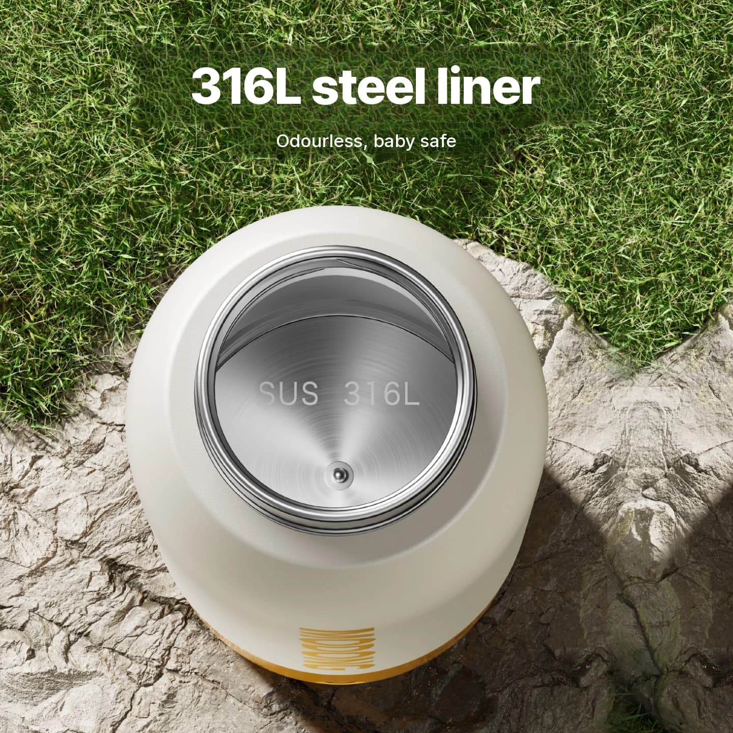 Pārnēsājama elektriskā sildāmā krūze ar temperatūras kontroli un lietošanu automašīnā