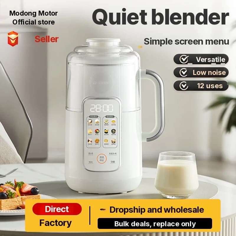 Sildāmais blenderis ar 1.2L ietilpību, skārienvadība, nerūsējošais tērauds