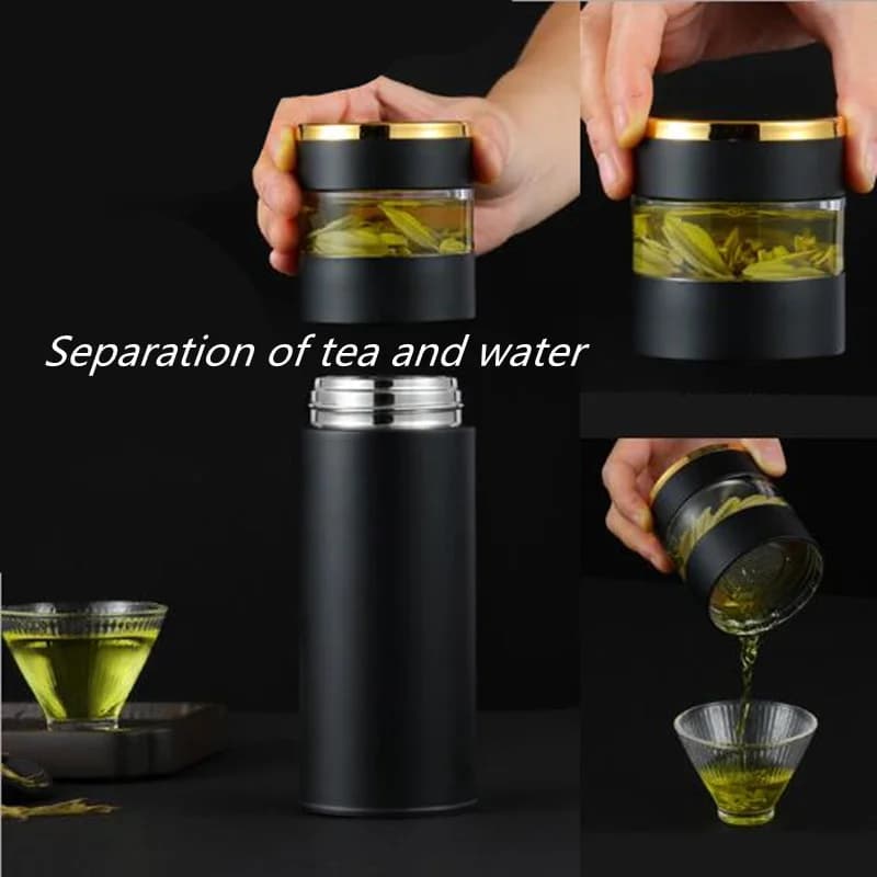 450 ml tējas uzlējuma termosa pudele