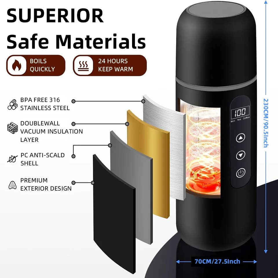 500 ml 12V/24V automašīnas sildkrūze