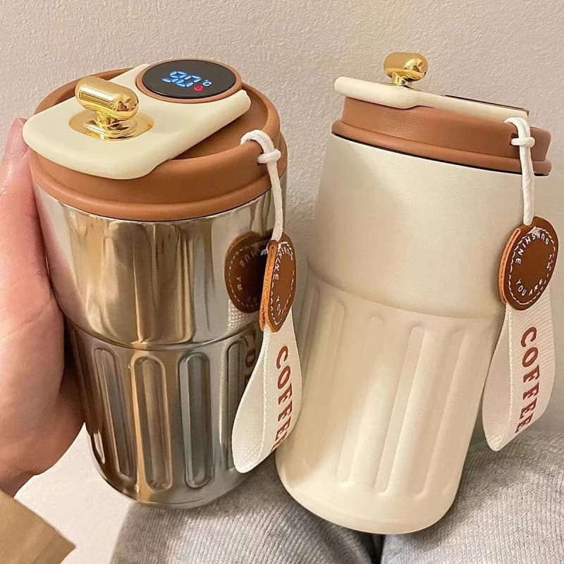 450 ml termo pudele ar temperatūras displeju