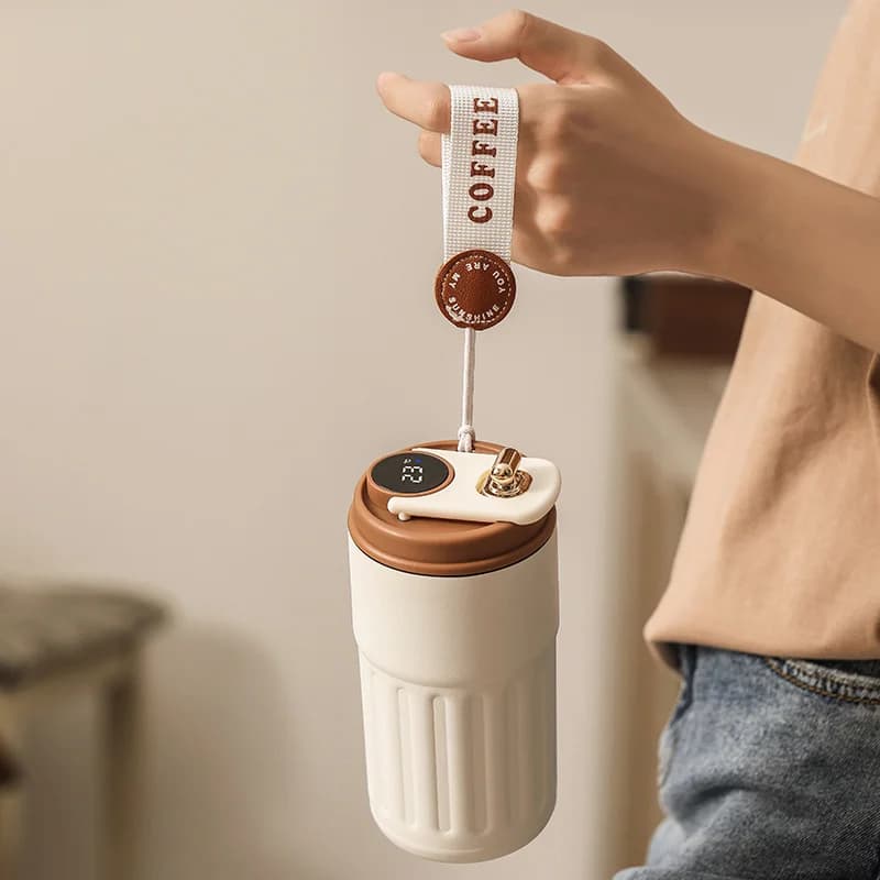 450ml temperatūras displeja termokrūze