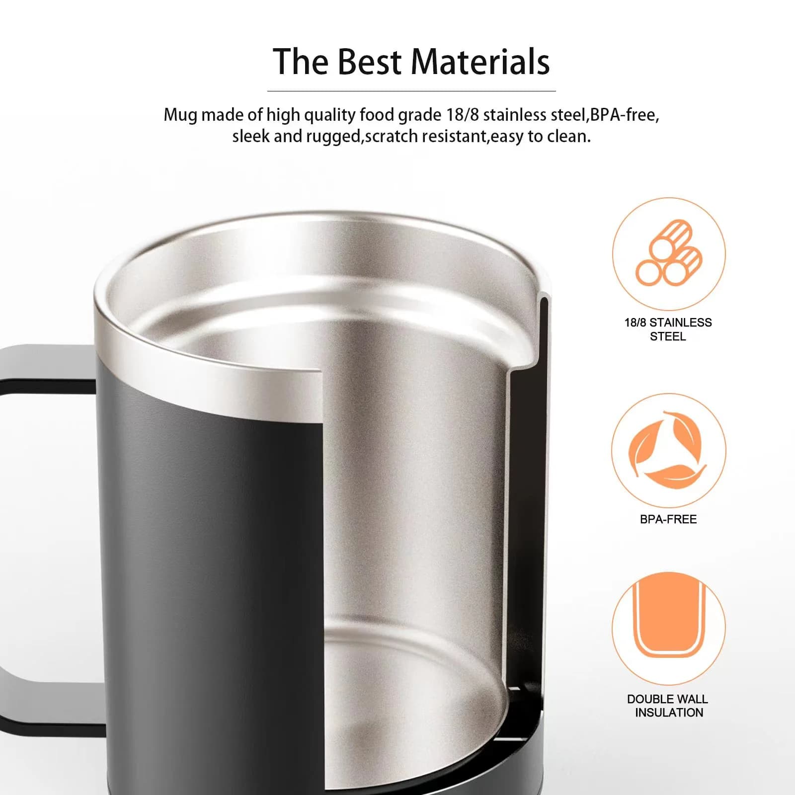 12oz USB apsildāma kafijas krūze