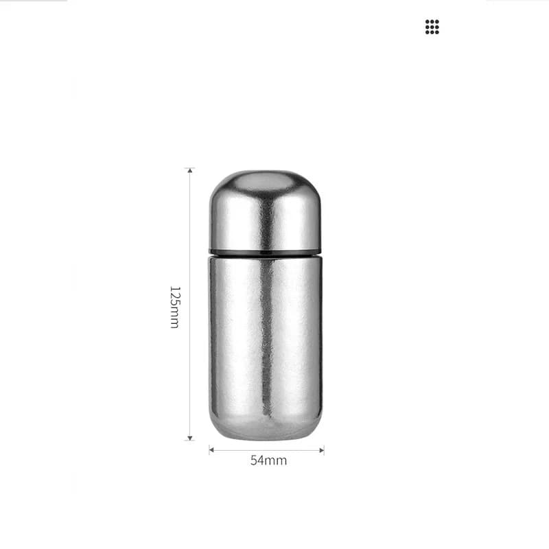 150ml tīra titāna kabatas kolba