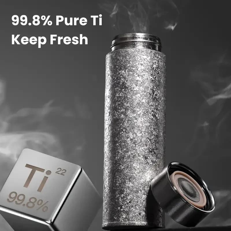 500 ml tīra titāna termokrūze